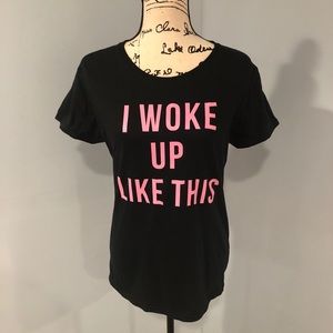 🎀 I WOKE UP LIKE THIS 🎀 Beyoncé Etsy tshirt NWOT